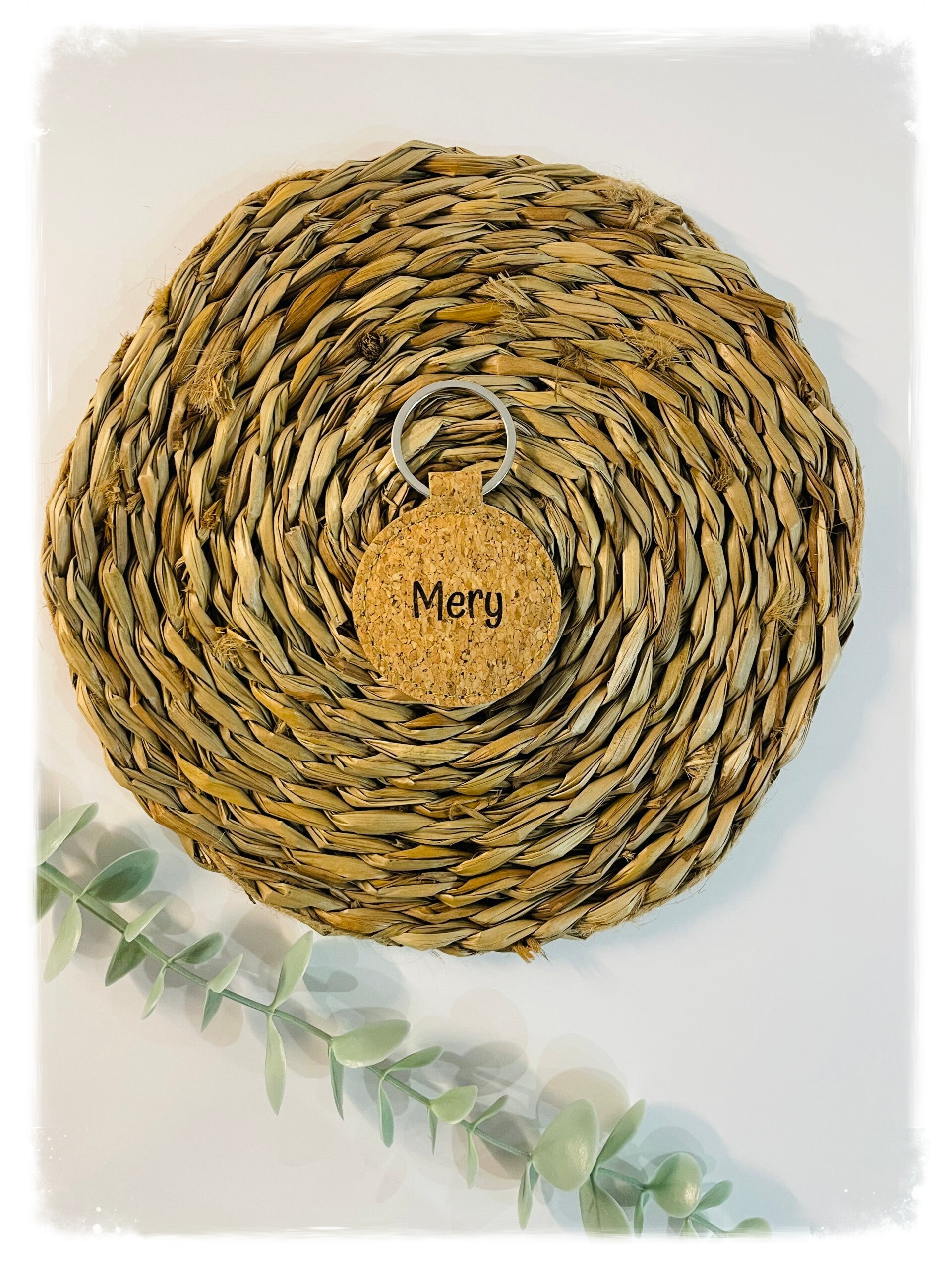 LLAVERO CORCHO REDONDO