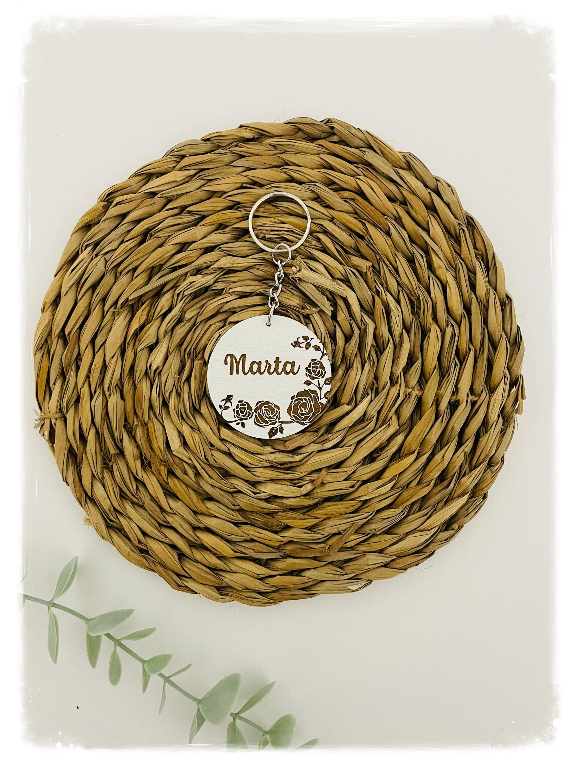 LLAVERO REDONDO ROSAS