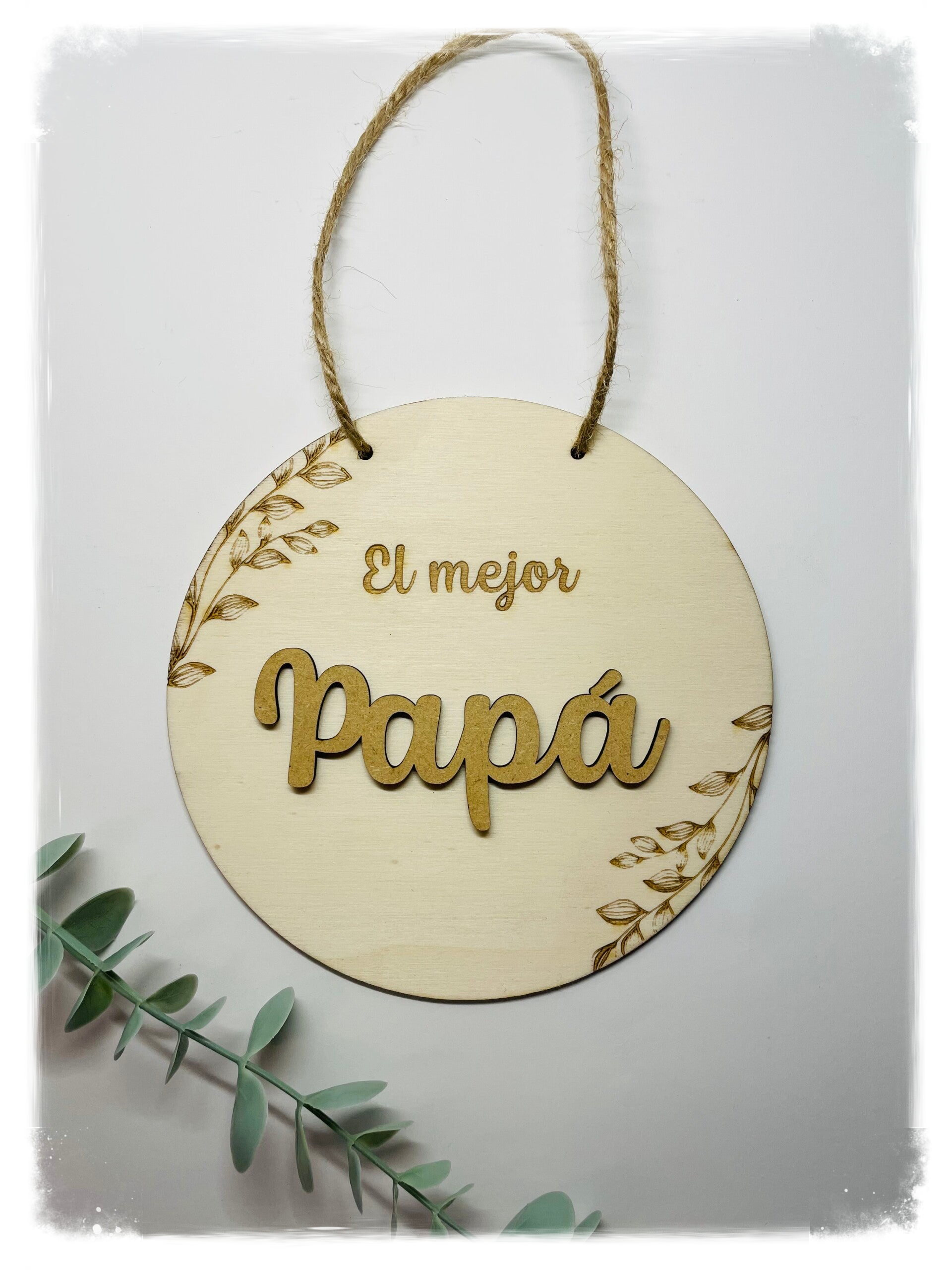 PLACA EL MEJOR PAPÁ