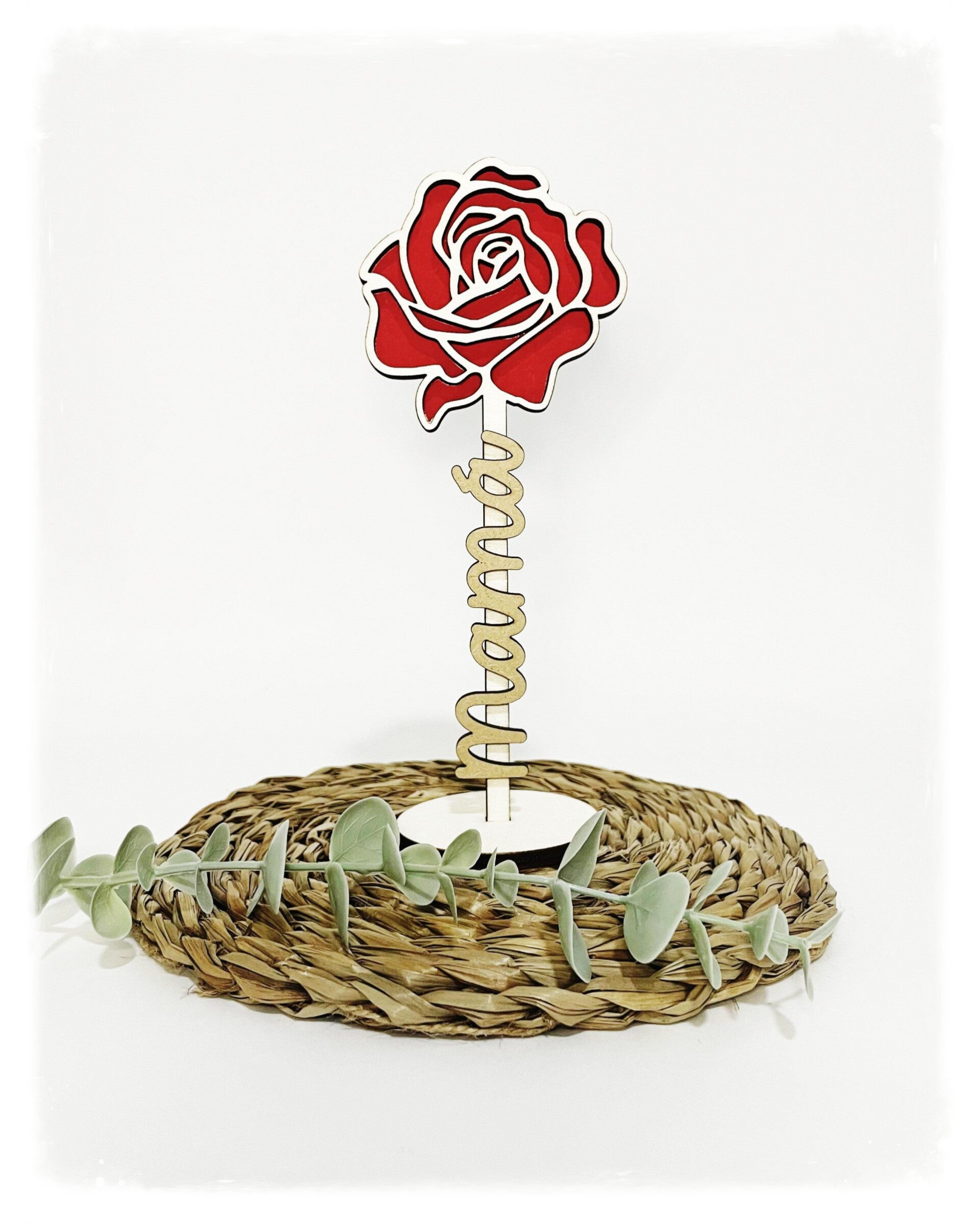 ROSA DE MADERA MAMÁ