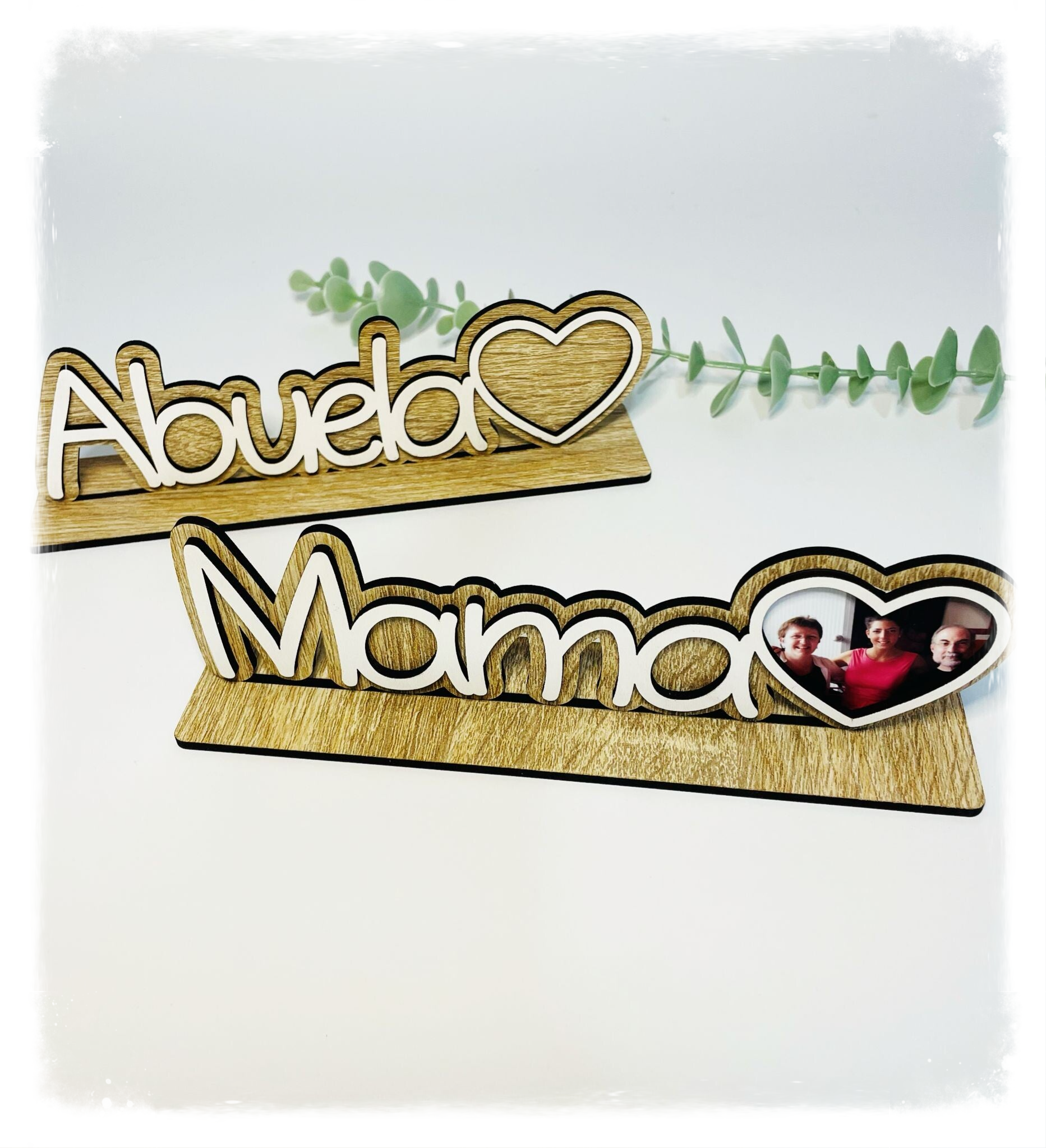 PLACA RELIEVE MAMÁ/ ABUELA FOTO