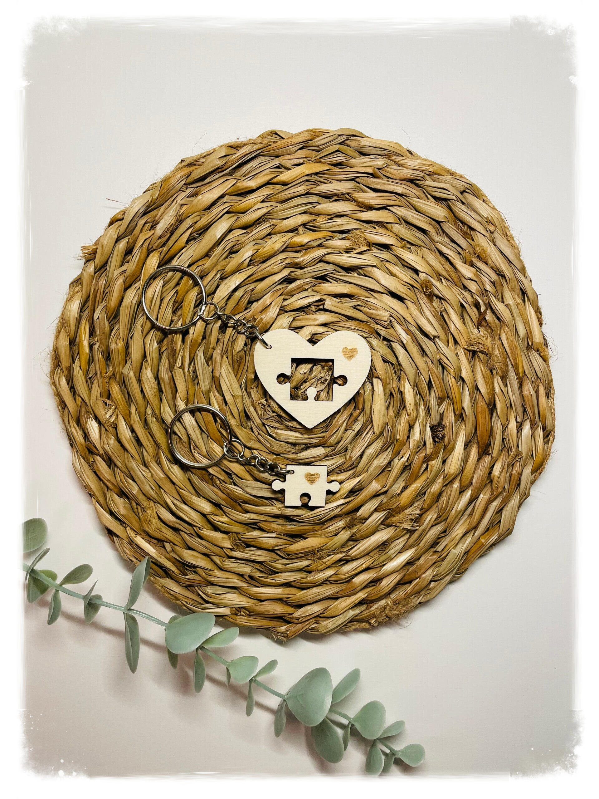 LLAVERO PUZZLE CORAZÓN