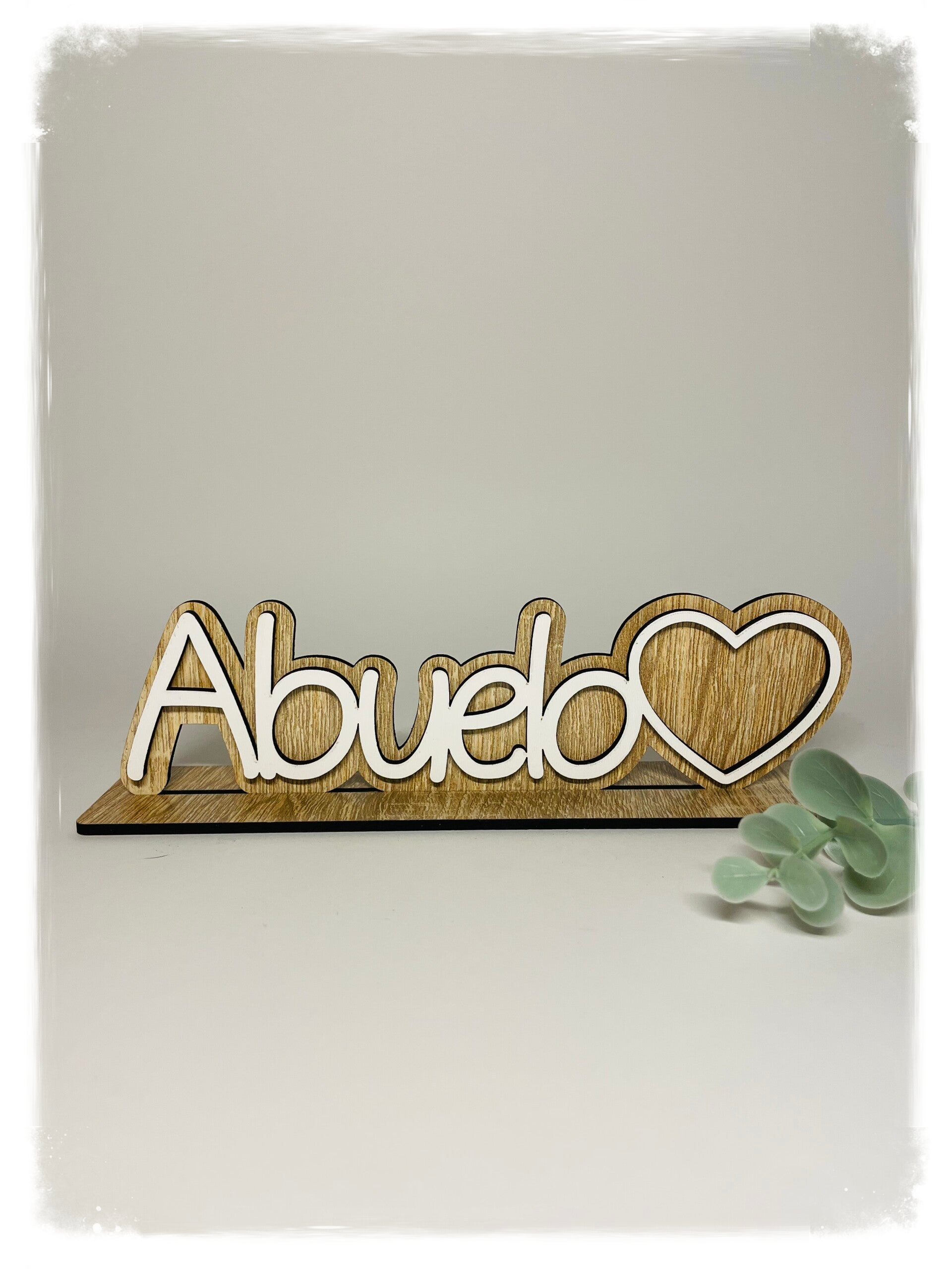 PLACA RELIEVE ABUELO