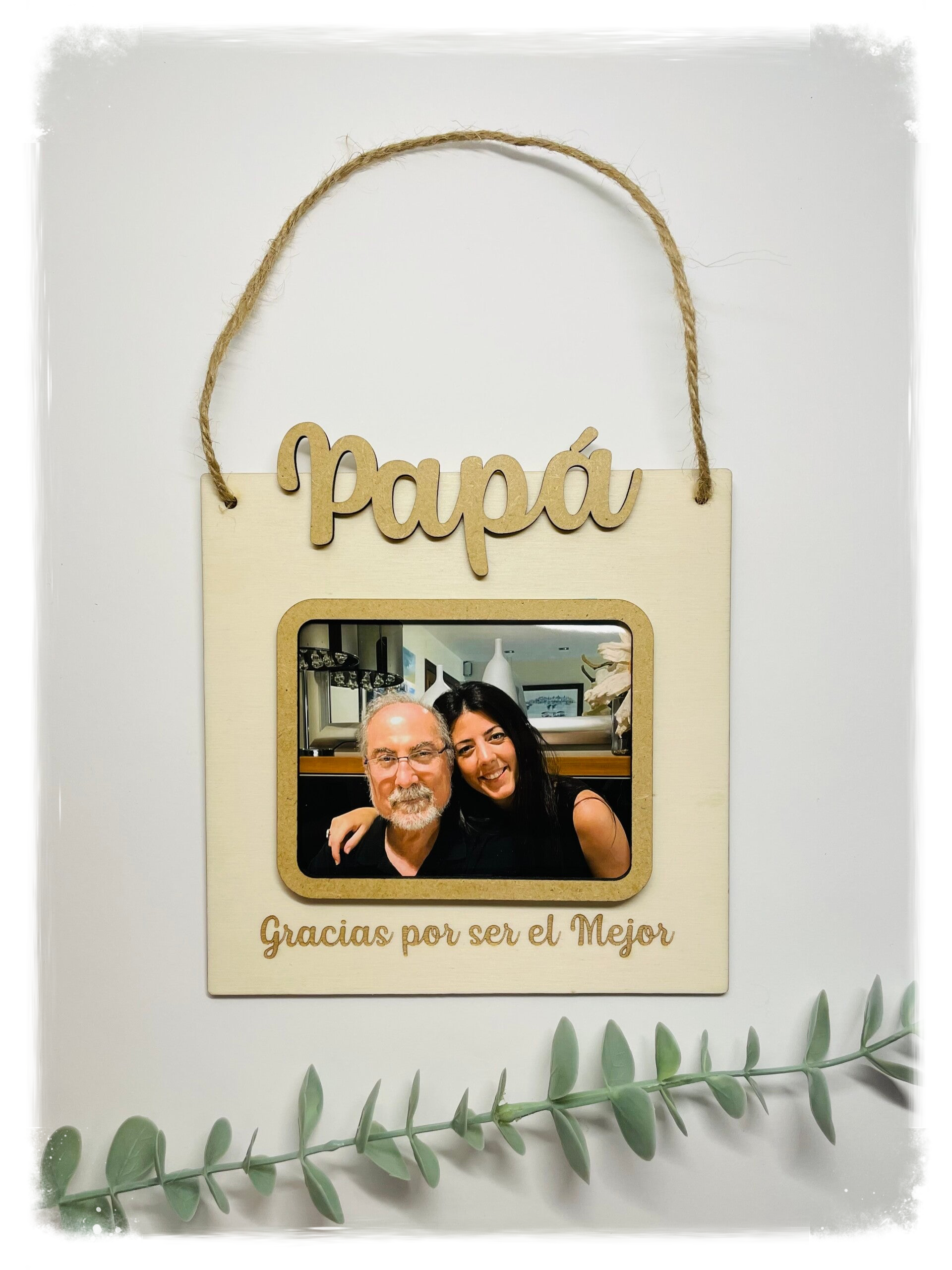 PLACA FOTOGRAFÍA PAPÁ