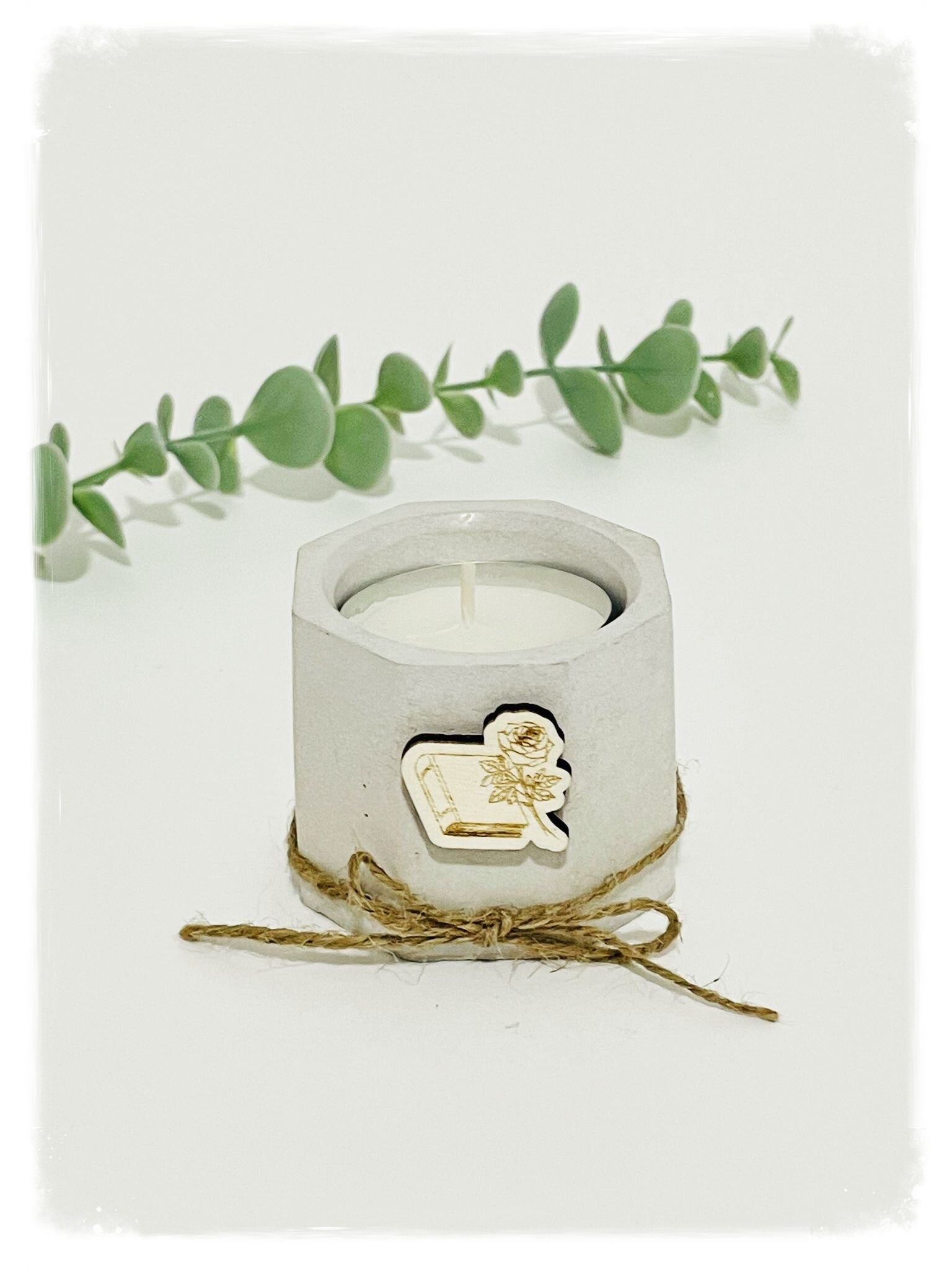 PORTAVELAS O MACETERO CEMENTO ST JORDI