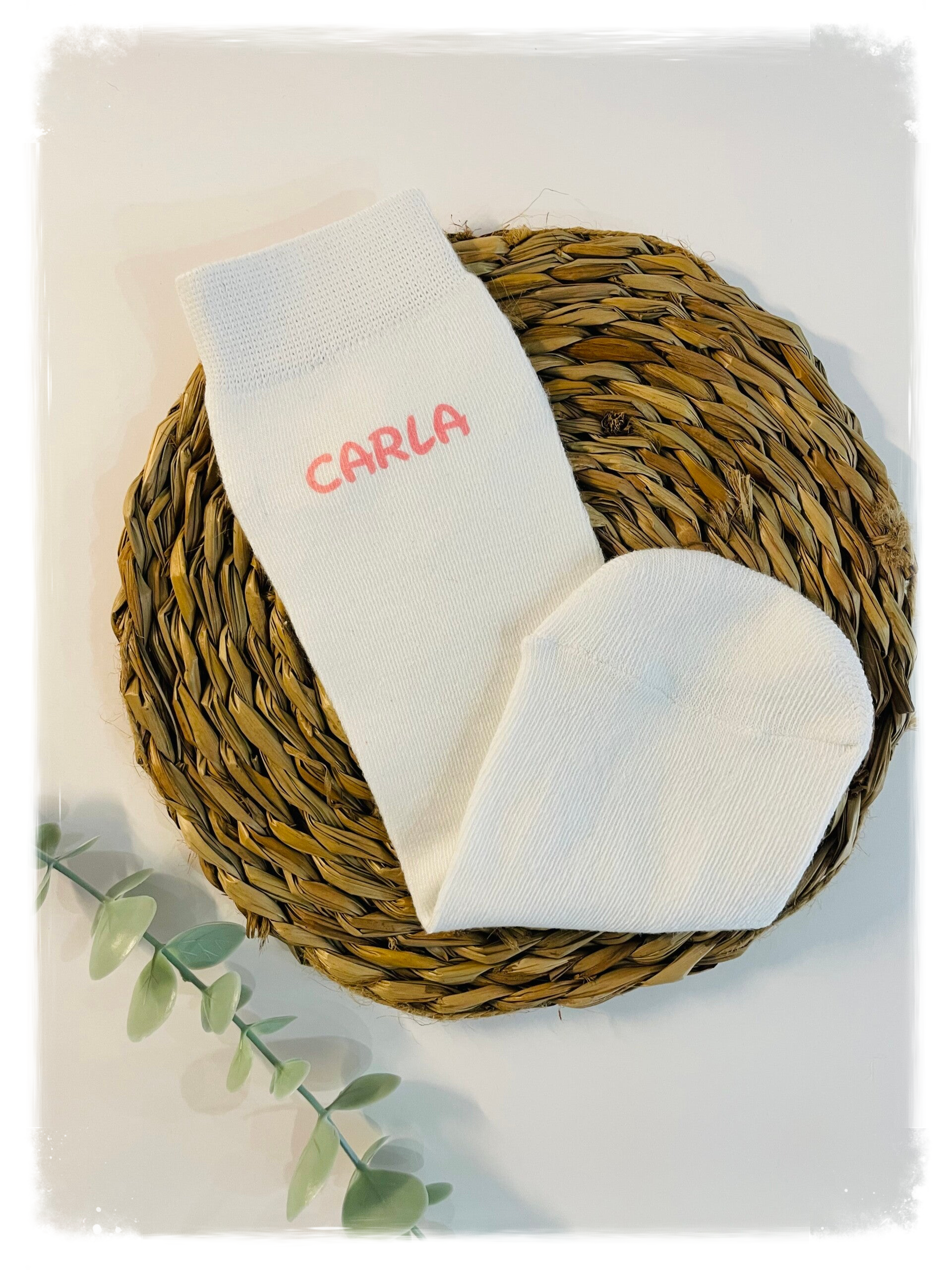 CALCETINES BLANCOS PERSONALIZADOS