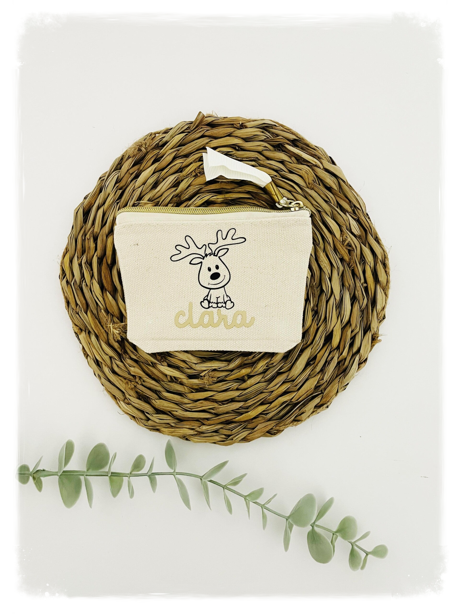 MONEDERO ALGODÓN RENO