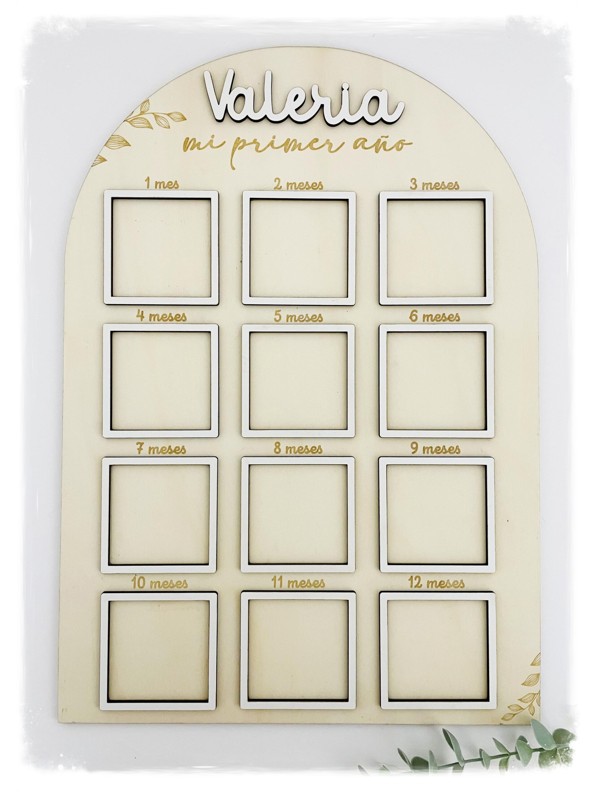 TABLERO MADERA FOTOS PRIMER AÑO