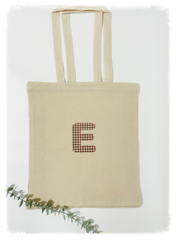 TOTE BAG VICHY NATURE
