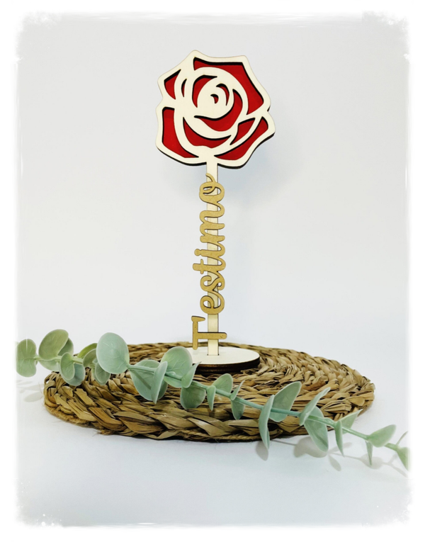 ROSA DE MADERA RELIEVE