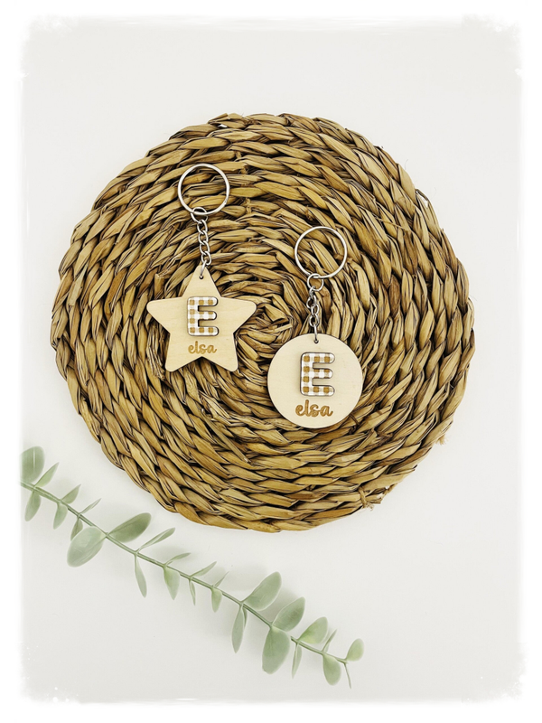 LLAVERO RELIEVE VICHY NATURE