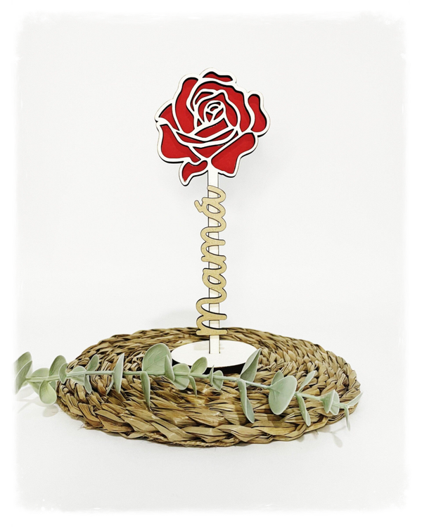 ROSA DE MADERA MAMÁ