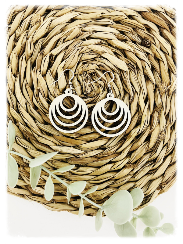 PENDIENTES DE MADERA