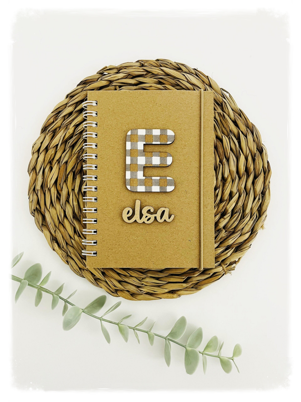 LIBRETA KRAFT VICHY NATURE