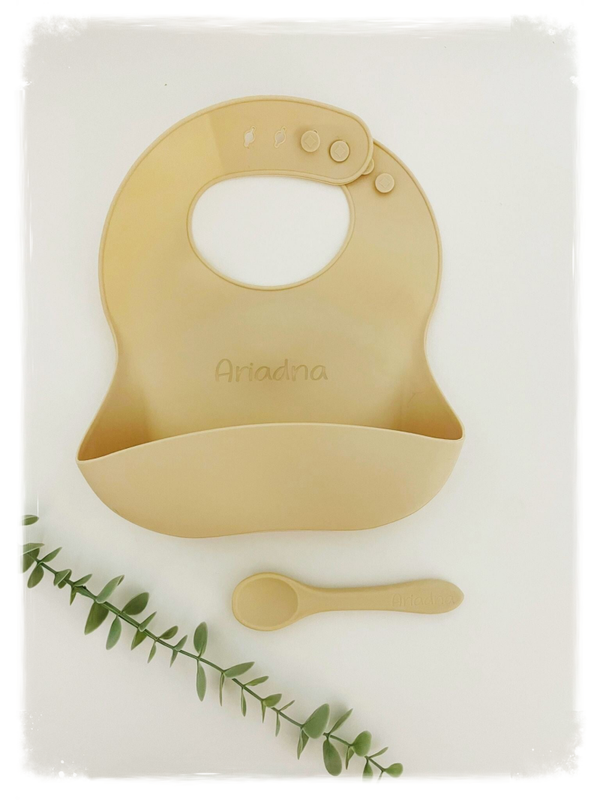 PACK BABERO Y CUCHARA SILICONA