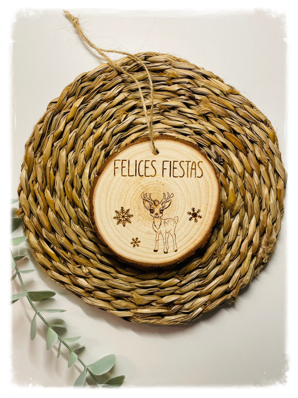 RODAJA MADERA NAVIDAD