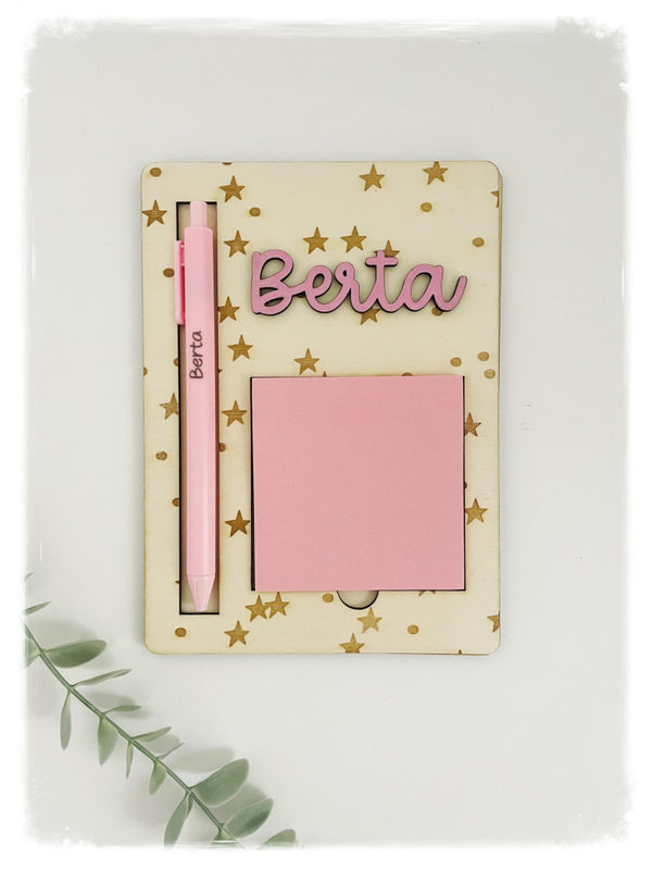 SOPORTE NOTAS CON BOLI estrellas