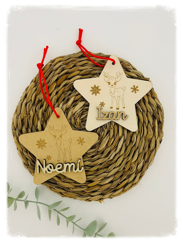 ESTRELLA NAVIDAD CIERVO