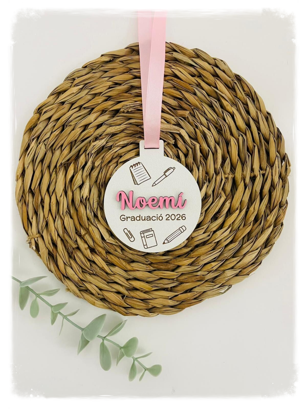 MEDALLA DE MADERA PERSONALIZADA