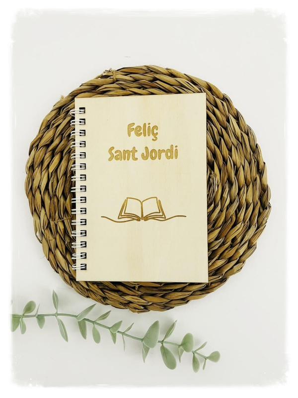 LIBRETA MADERA DINA6 SANT JORDI