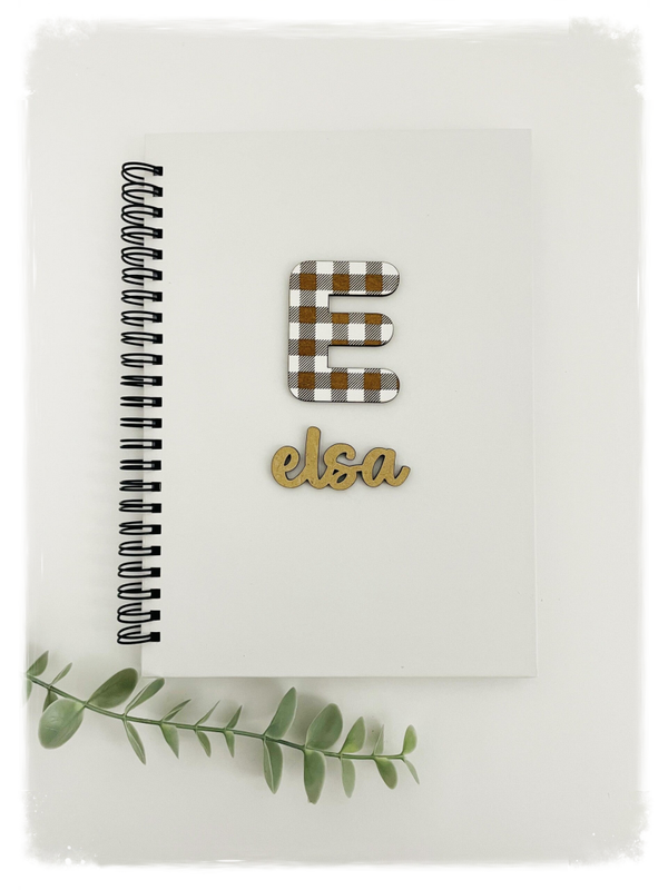 LIBRETA DINA5 BLANCA VICHY NATURE
