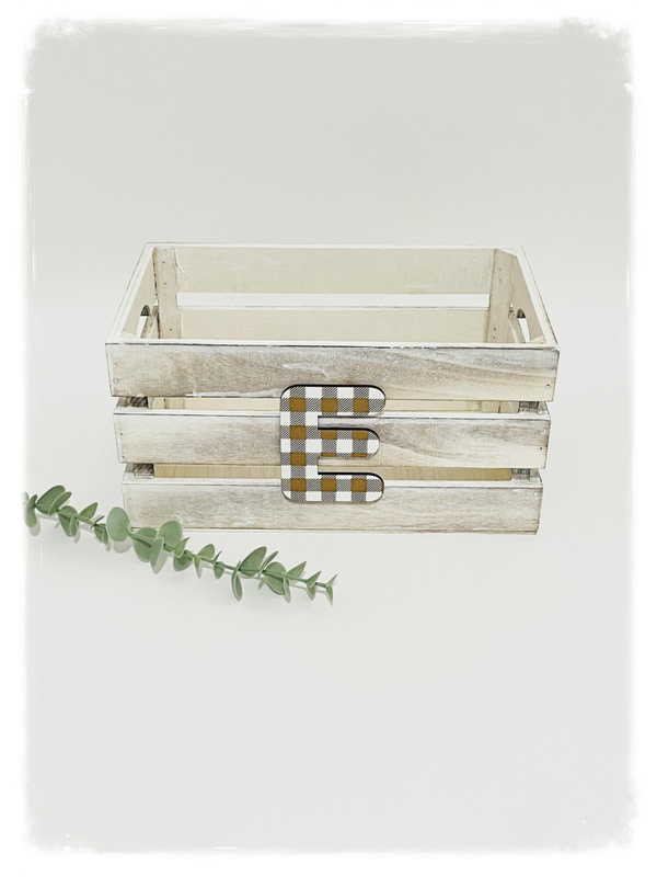 CAJA MADERA 16cm VICHY NATURE
