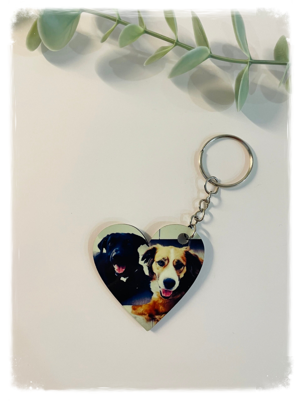 LLAVERO FOTO CORAZÓN