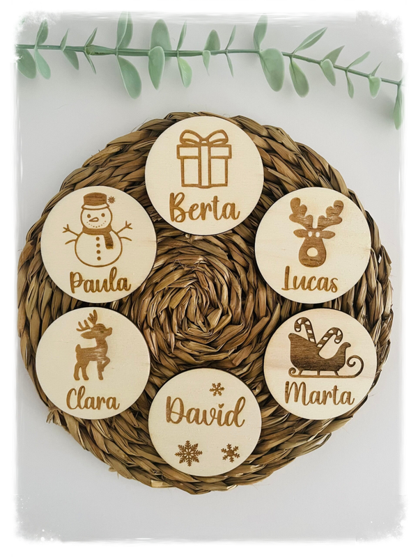 IMÁN NAVIDAD REDONDO