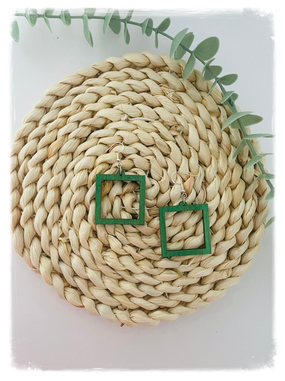 PENDIENTES DE MADERA