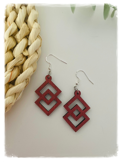 PENDIENTES DE MADERA