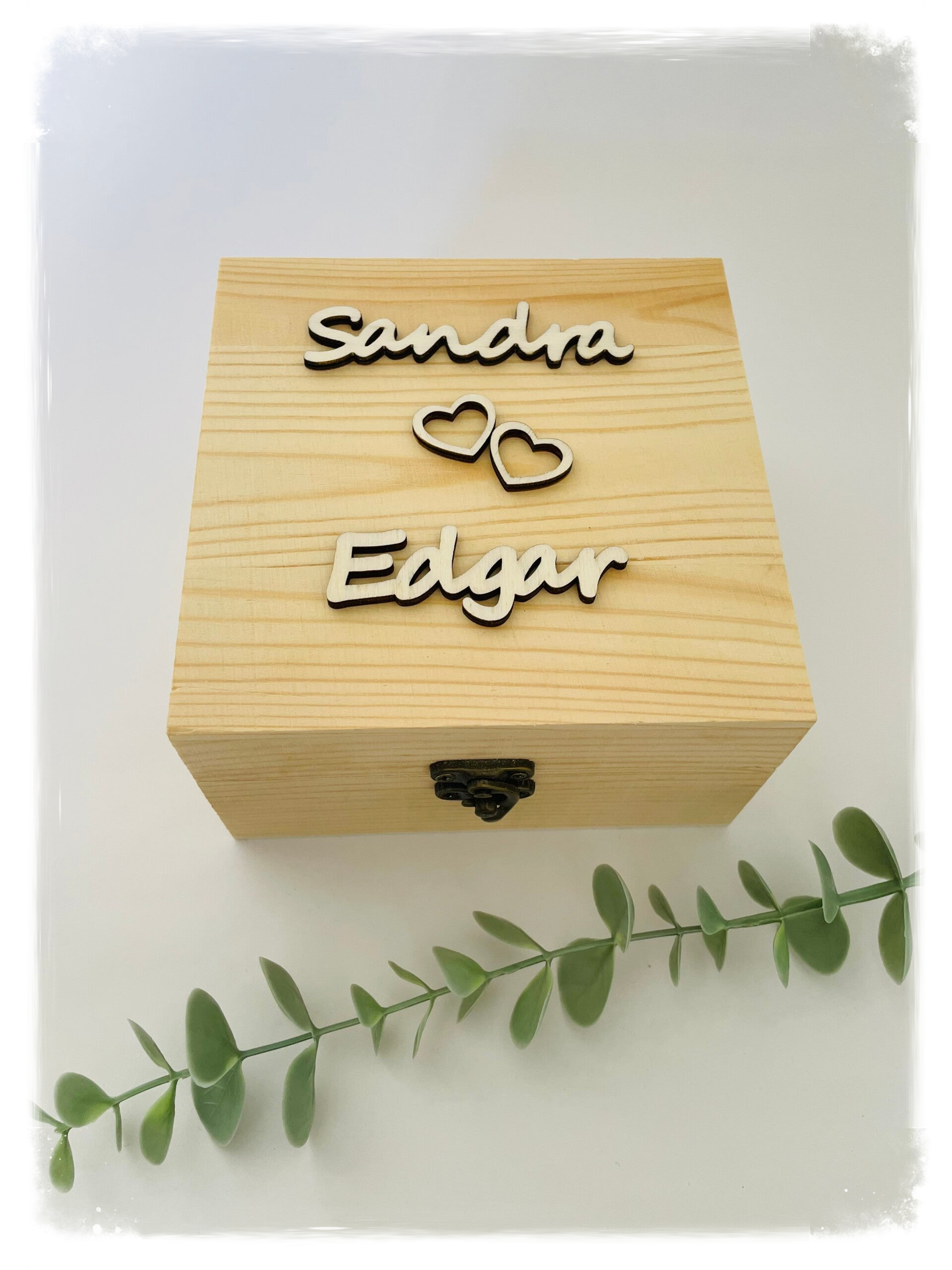 CAJA DE MADERA CORAZÓN