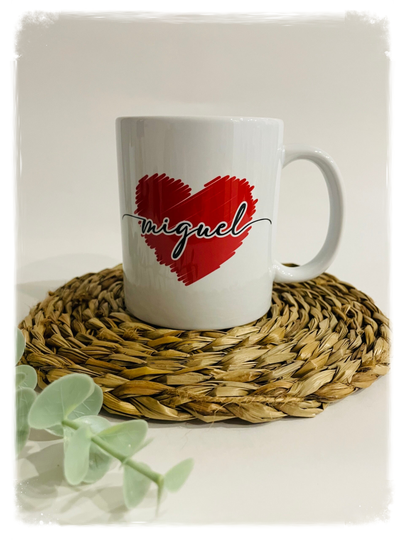 TAZA PERSONALIZADA CORAZÓN
