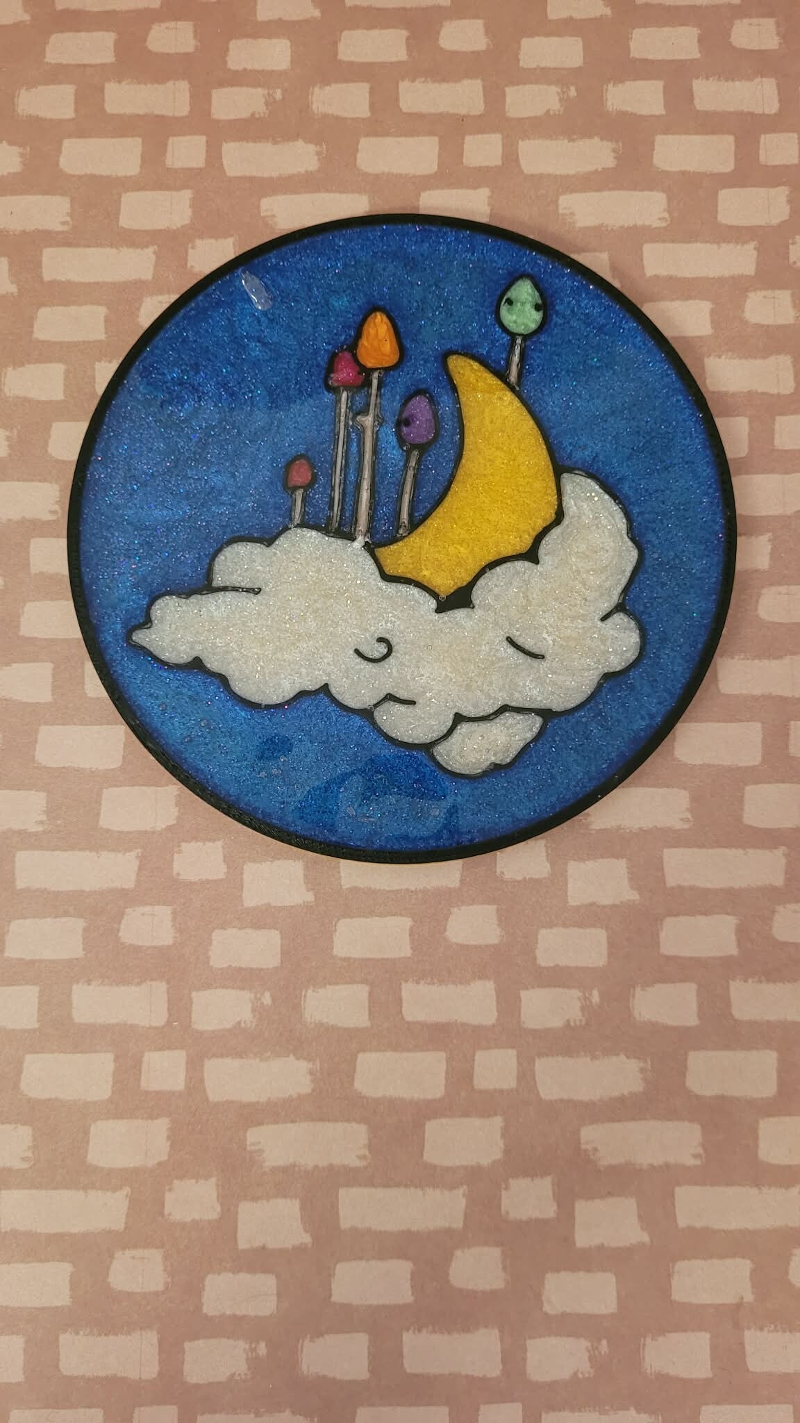 dessous de tasse lune