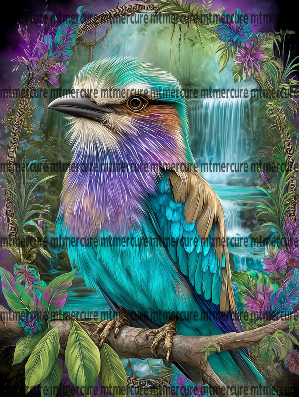 L'oiseau au cascade