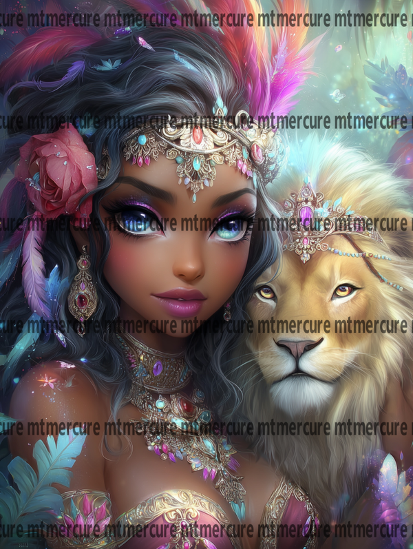 Nelya et le roi de la savane