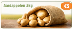 5 kg Aardappelen 5 euro