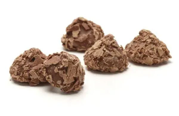 Schilfertruffels met hazelnootvulling