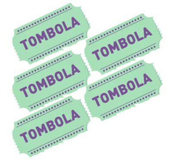 Tombola lager 5 voor 10 euro (bij take-away)
