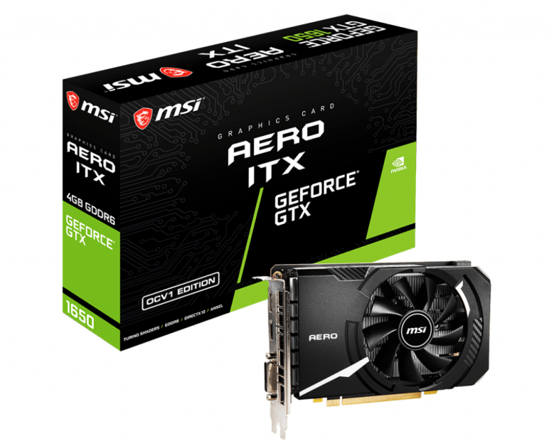 MSI GeForce GTX 1650 D6 AERO ITX 4GB GDDR6 | Tabchouri