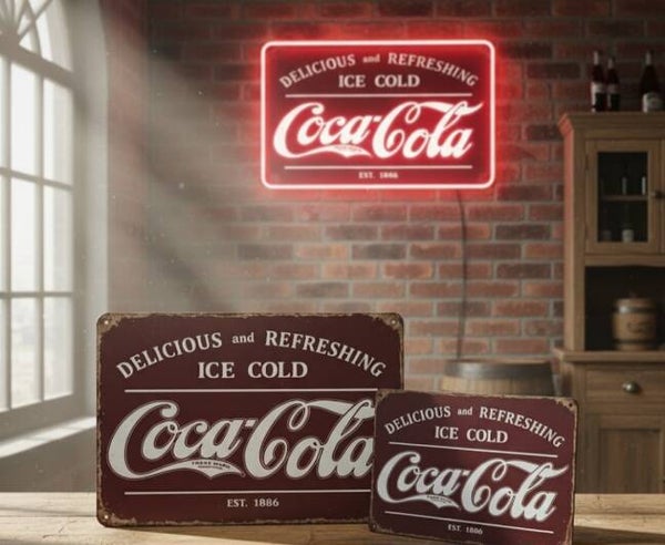 Vintage Coca-Cola Borden Set - Delicious and Refreshing