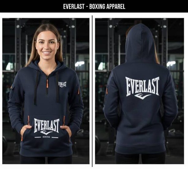 Everlast Dames Quarter-Zip Hoodie met Zakken