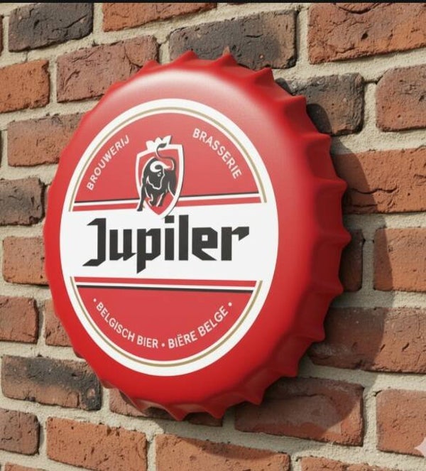 ​Jupiler Metalen Kroonkurk Rood (43 cm)