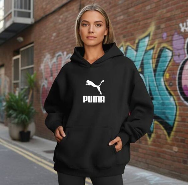 Puma Essential Oversized Fleece Hoodie Dames