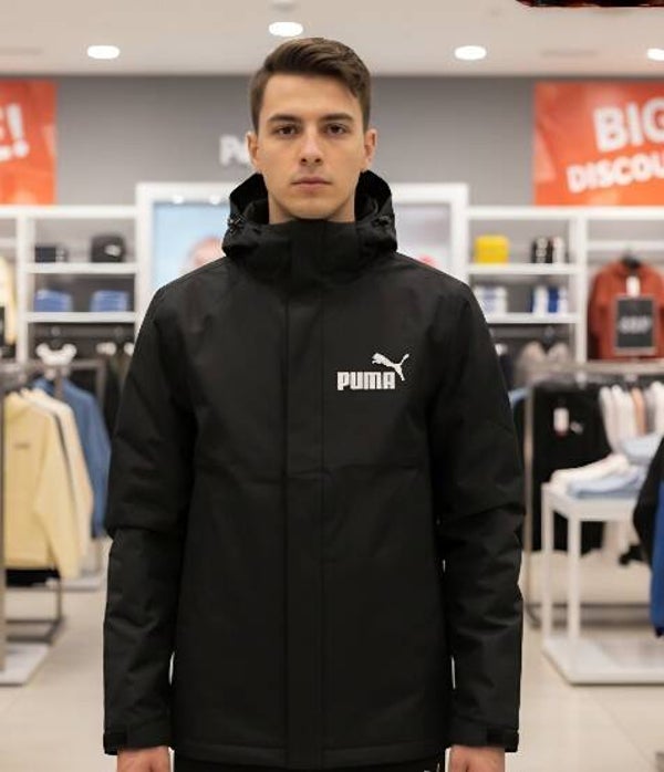 ​Puma Essentials Heren Winterjas Zwart