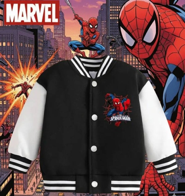 Kinder spiderman herfst jas