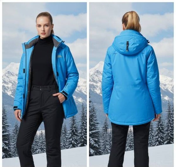 Dames Ski & Winterjas - Fleece Gevoerd, Waterdicht