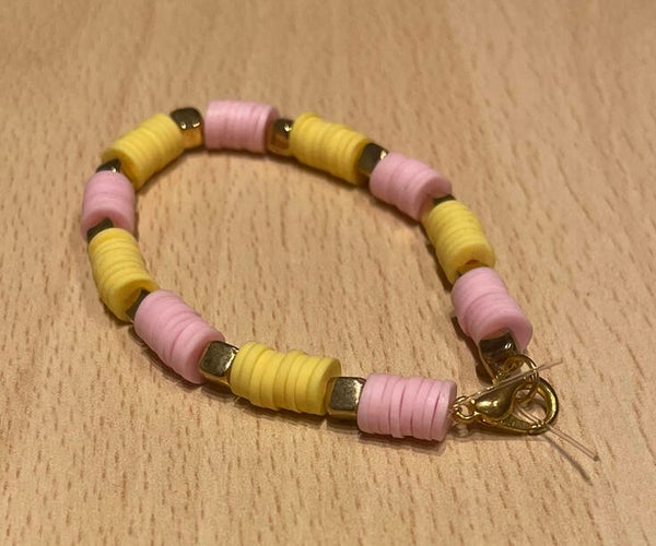 de vierkante blokjes armband