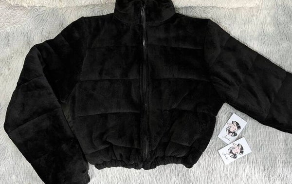 Chamarra Flanel Negra