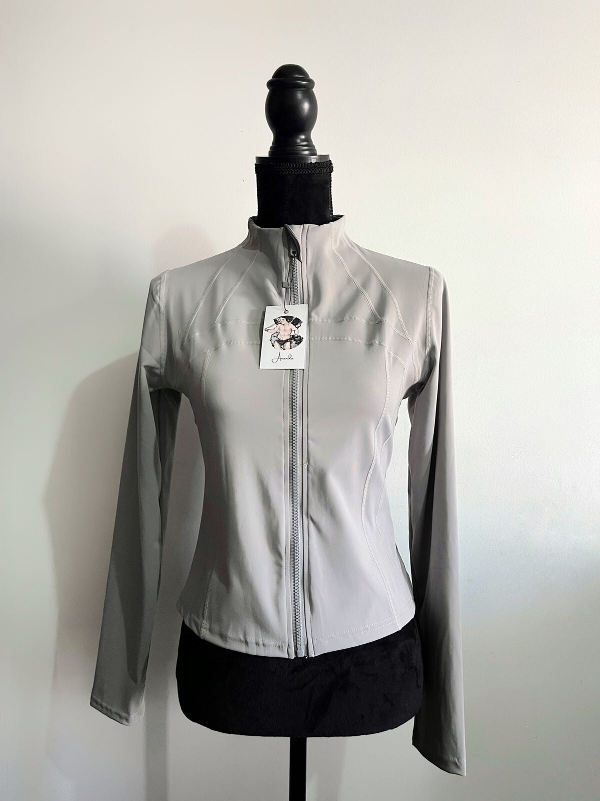 Jacket Orquidea Gris Talla M