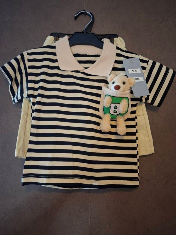 Teddy stripe duo